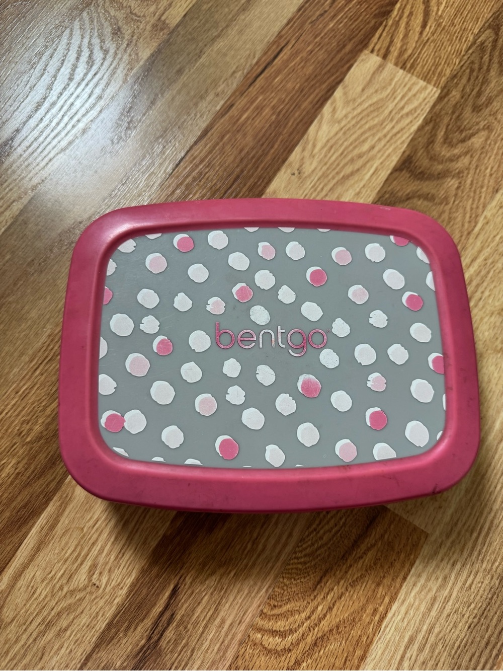 bentgo Kids Pink Polka Dot Lunchbox